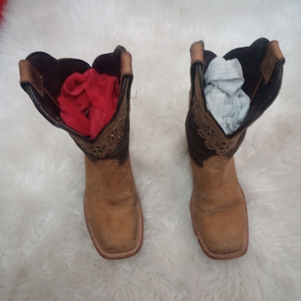 Black Bull Tan and Black Western Boots